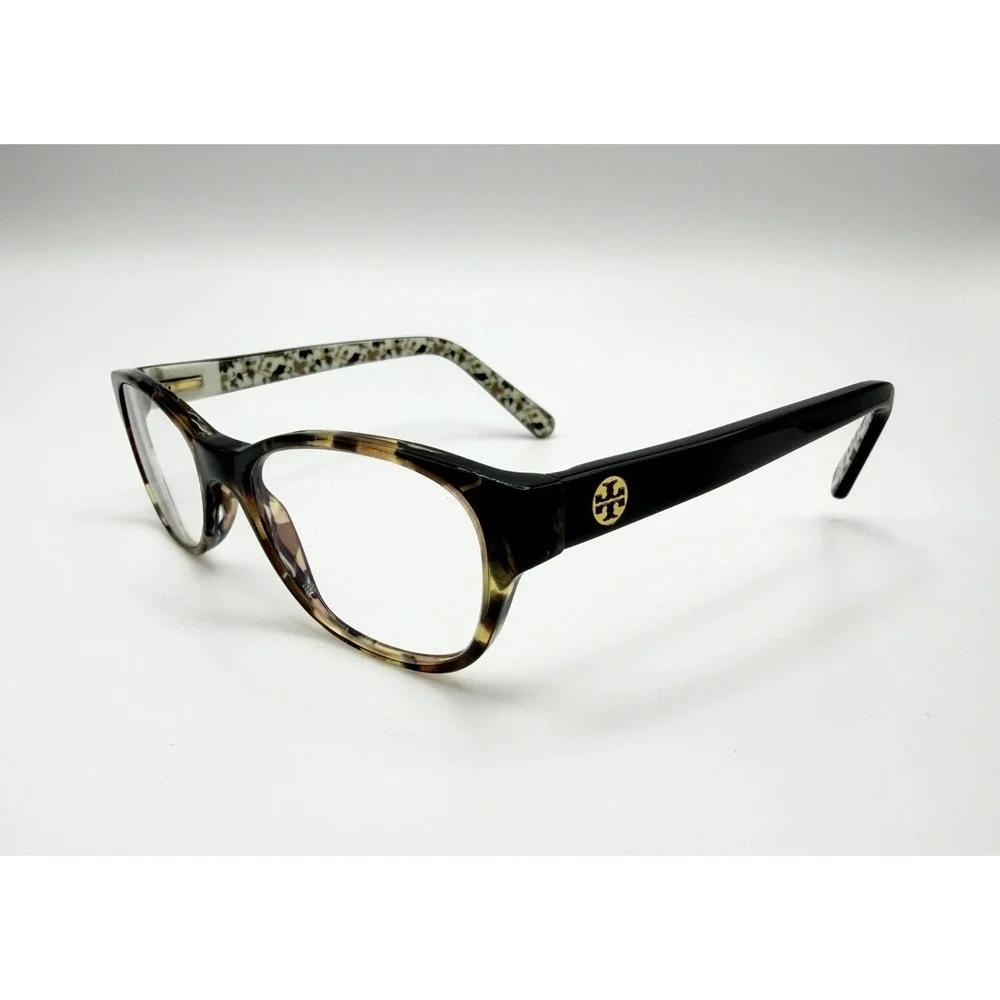 TORY BURCH TY2031 3154 Dark Tortoise Brown Black 49-17-135 Eyeglasses Frame Only
